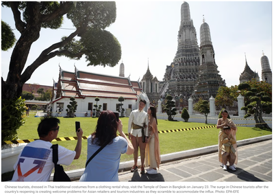 东南亚各国热切欢迎中国游客回归，中国推动经济复苏的旅游引擎